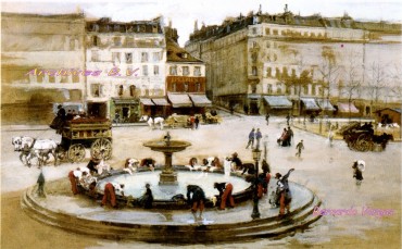 place Pigalle,culs rouges,hiver,